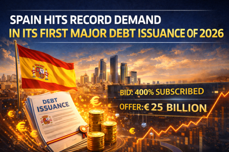 Spain Sets Record Demand in Its First Major Debt Issuance of 2026